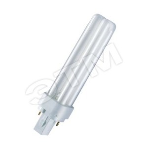 Лампа энергосберегающая КЛЛ 18Вт Dulux D 18/830 2p G24d-2 Osram