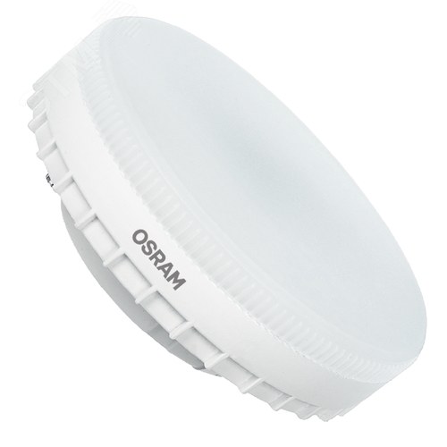 Лампа светодиодная LED 6Вт GX53 4000К 600Лм CRI95 таблетка 170-250В (замена 60Вт) OSRAM матовый рассеиватель