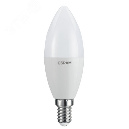 Лампа светодиодная LED 12Вт E14 6500К 1200Лм CRI95 свеча 170-250В (замена 100Вт) OSRAM