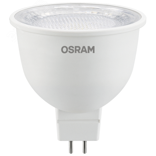 Лампа светодиодная LED 7Вт GU5.3 4000К 700Лм CRI95 спот 170-250В (замена 75Вт) OSRAM прозрачный рассеиватель