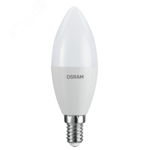 Лампа светодиодная LED 7Вт E14 4000К 700Лм CRI95 свеча 170-250В (замена 60Вт) OSRAM