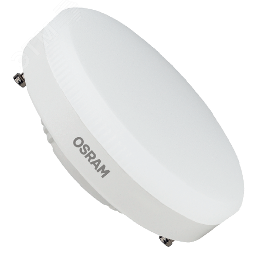 Лампа светодиодная LED 12Вт GX53 2700К 1200Лм CRI95 таблетка 170-250В (замена 120Вт) OSRAM матовый рассеиватель