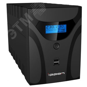 Источник бесперебойного питания Line-interactive Smart Power Pro II 1200 ВА/720 Вт фазы 1/1, Tower, 4хC13, RS232 и USB type B, c АКБ