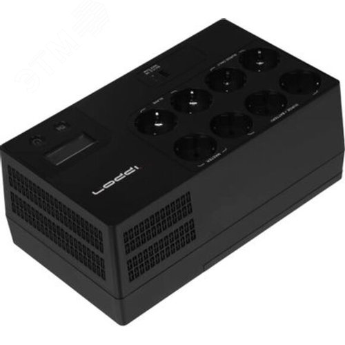 Источник бесперебойного питания line-interactive  Kirpich 650 ВA/ 360 Вт фаза 1/1, Tower, с АКБ 12  В, 1x7Ач, USB А и С