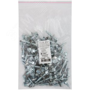 Шуруп кровельный 6,3х38 сверлоконечный (100шт)