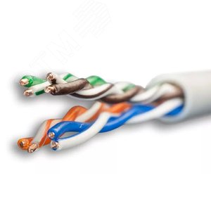 Витая пара U/UTP кат 5e 4x2x0.51 Premium Cu PVC IN