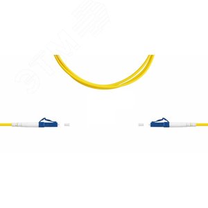 Патч-корд оптический LC/UPC-LC/UPC LSZH OS2 SM9/125 1м