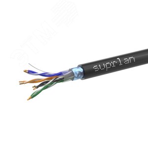 Витая пара F/UTP кат 5e 4x2xAWG24 Median Cu PE OUT 305м