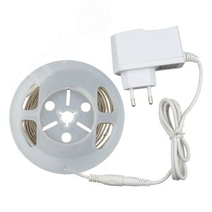 Комплект светодиодной ленты 2м ULS-P76-2835-42LED/m-IP65-2M-SPSB RRP18C00 Спектр для рассады и цветения Адаптер 18Вт Блистер