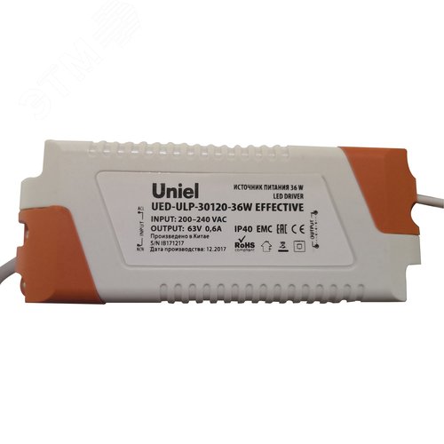 Блок питания для светодиодных панелей ULP-36W Effective UED-ULP-36W/Y EFFECTIVE