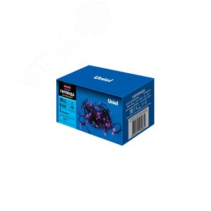Гирлянда светодиодная 5 м 50 светодиодов ULD-S0500-050/DGA PINK IP20 розовый свет зеленый провод