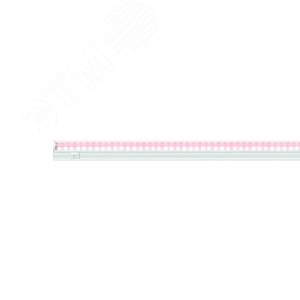 Светильник для растений светодиодный линейный 560 мм выключатель на корпусе спектр для фотосинтеза