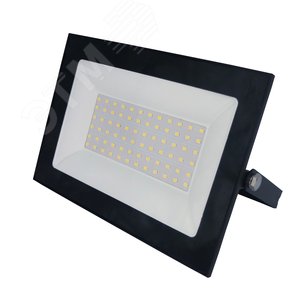 Прожектор светодиодный ULF-F21-70W-3000K IP65 200-250В BLACK теплый 3000К, черный корпус