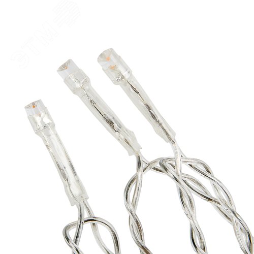 Гирлянда Занавес светодиодный 3х2 м 160 светодиодов янтарный свет прозрачный провод ULD-C3020-160/DTA AMBER IP20