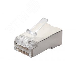 Вилка RJ45 Q-PLUG, категория 5e, FTP, для полевой установки, без цвета, 50 штук