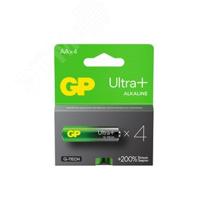 Батарейка алкалиновая c технологией G-tech GP Ultra Plus Alkaline 15А AА