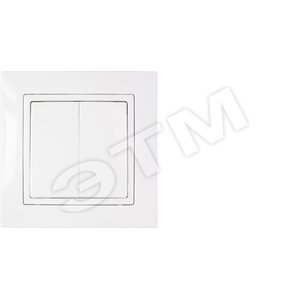 Беларусь Выключатель двухклавишный скрытый IP44