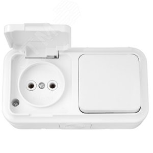 Беларусь блок нар IP44 1-1-кл выкл +розетка