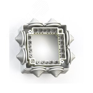 IP44 Коробка ответвительная открытой установки КОА-003 с контактной группой 90х90х42, белая