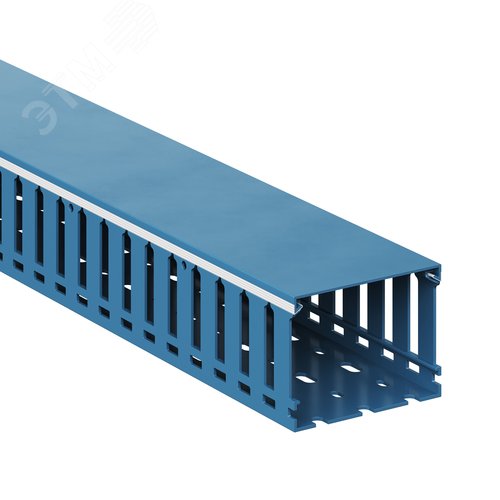 Короб перфорированный синий RL12 80x60