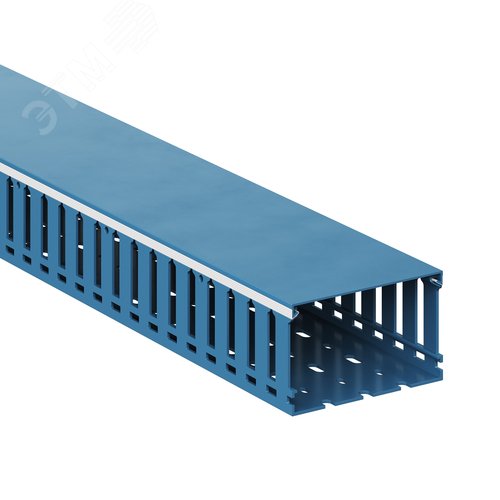 Короб перфорированный синий RL12 100x60