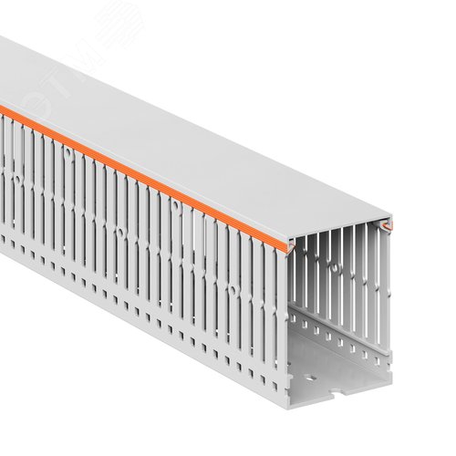 Короб перфорированный, без галогенов, светло-серый RLHF6 60x80