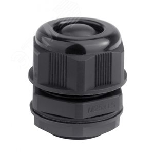 Кабельный ввод IP68 M40 с мембраной черный для    кабеля d.22-32mm