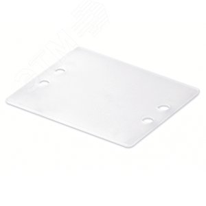 Табличка маркировочная 59.9х49.9мм для хомутов белая (100шт) QUADRO