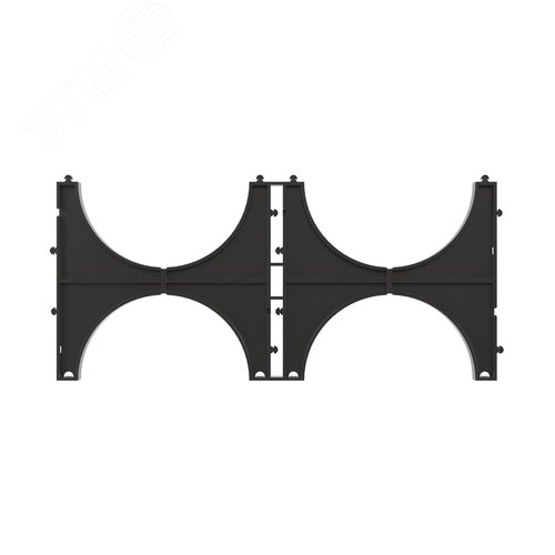 Держатель расстояния (кластер) 110мм для двустенныx труб двойной