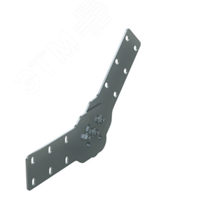 Соединитель шарнирный вертикальный H100 мм цинк-ламельный аналог горячеоцинкованного