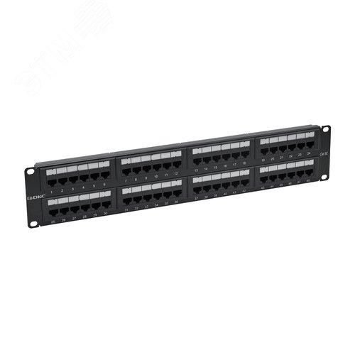 Патч-панель 192UCAT5E 48 портов RJ45 неэкранированная
