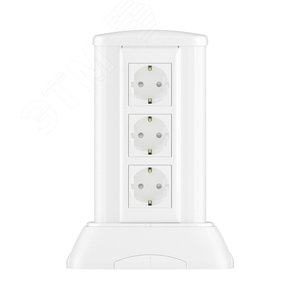 Миниколонна алюминиевая, 0.25м, цвет белый