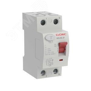УЗО YON макс (YON max), 2P, 100mA, 63A, тип AC