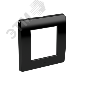 BRAVA Рамка 2 модуля черная