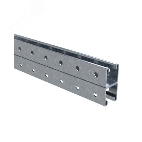 Двойной С-образный профиль 41х41, L300, толщ.2,5 мм