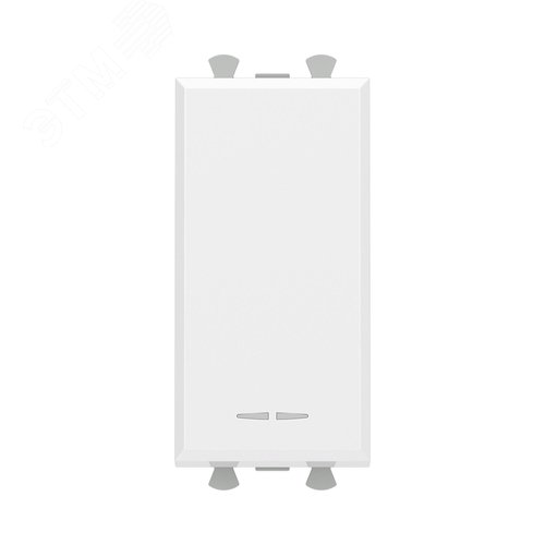 Переключатель модульный, Avanti, белое облако, 1 модуль