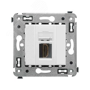 Avanti HDMI розетка одинарная в стену тип А-А     Белое облако