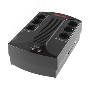 Источник бесперебойного питания line-interactive, Инфо ПДУ (Info PDU), 800 ВА/480 Вт, 1/1, 6xSchuko, USB для зарядки (2), USB + RJ11, 1x8Aч