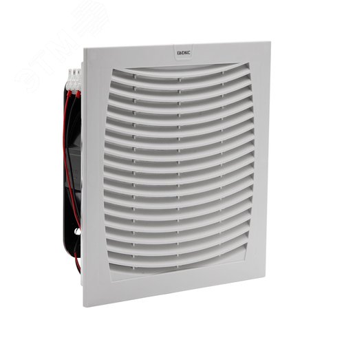 Вентилятор с фильтром ЭМС 480 м3/ч, 12В DC, 255х255 мм, IP54