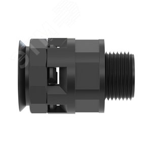 Муфта труба-коробка DN 17мм М20х1.5 полиамид черная