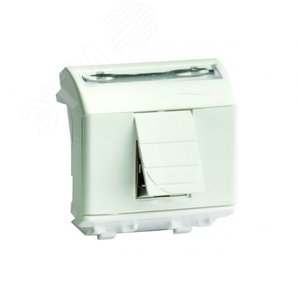 BRAVA Розетка компьютерная RJ45 категория 6 PcNet белая