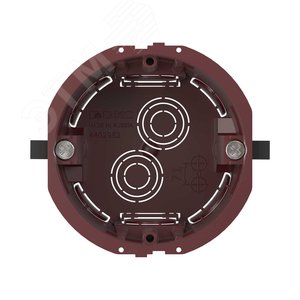 Подрозеточная коробка для полых стен, глубиной    60мм, 2 модуля