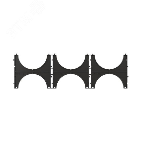 Держатель расстояния (кластер) 110мм для двустенных труб  тройной