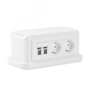 Напольная башенка BUS, 12 модулей, белая