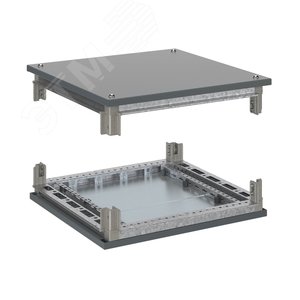 Комплект, крыша и основание, для оцинкованных шкафов CQE, 400X400 мм