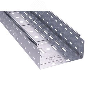 Лоток перфорированный 200х100х 2000 цинк-ламельный