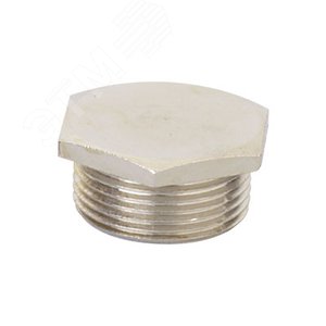 Заглушка M25x1.5 никелированная латунь