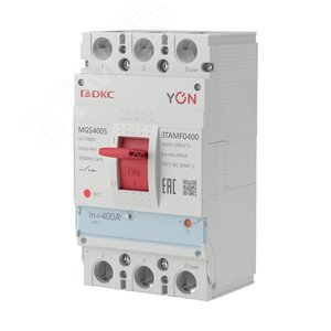 Выключатель автоматический YON max MGS400S 3P 320-400А 60кА с регулируемым термомагнитным расцепителем