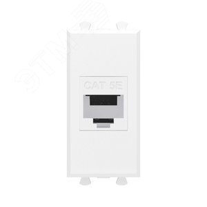 Avanti Компьютерная розетка RJ-45 без шторки      модульная кат.5е экранированная Белое облако 1    модуль
