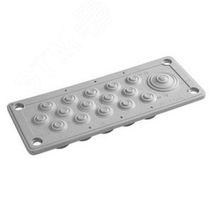 Ввод кабельный пластик V0 UL94 IP54 +130 - 40 16 отверстий